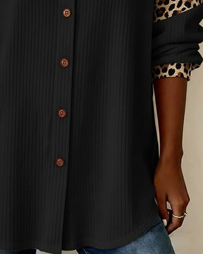 Selena™ – Paita leopardikuvioiduilla hihoilla