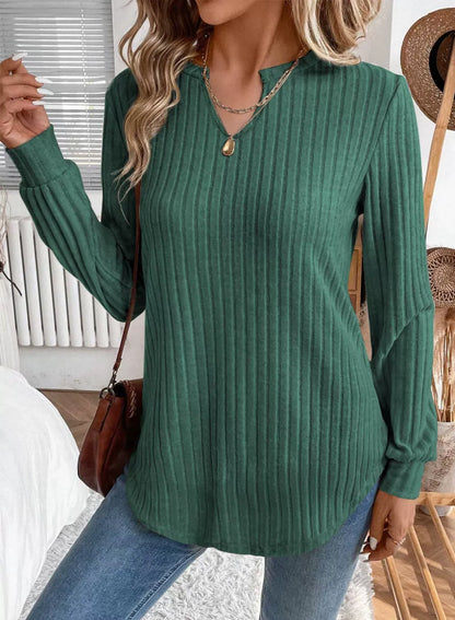 Anni™ – Ribbattu Pitkähihainen Toppi