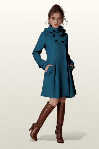 Grace™ – Pitkä parkatakki hupulla